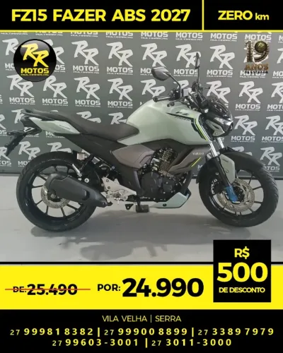 Moto Yamaha FZ15 FAZER ABS 2027 0KM