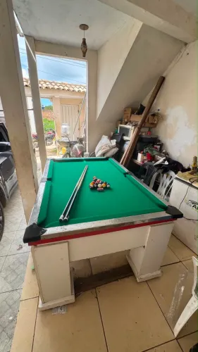 Vendo mesa de sinuca ótima para diversão