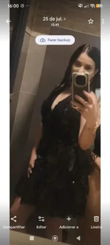 Vestido lindo de paetê 