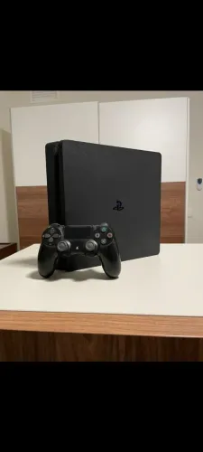 ? PS4 Slim 500GB em Estado Impecável + Jogos | Nunca Aberto!
