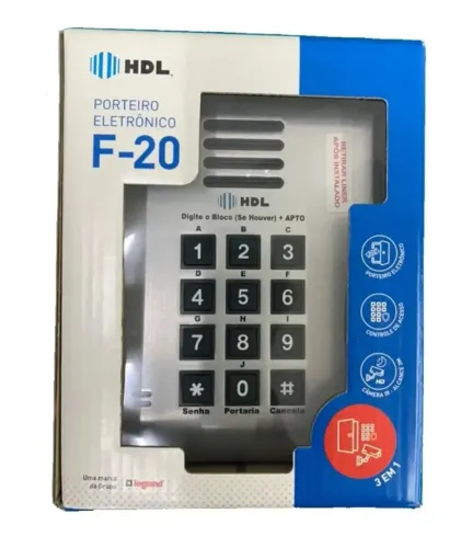 Porteiro Eletrônico HDL F-20 3 em 1