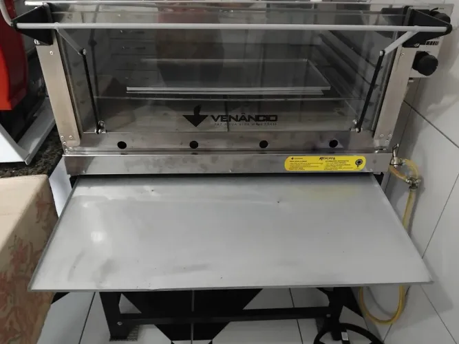 Forno a gás industrial-inox