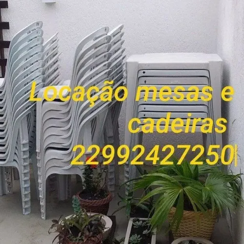 Alugo mesas e cadeiras