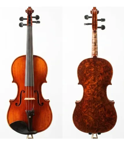 Violino 4/4 Birdseye Raro - Olho de Pássaro no Fundo - Stradivari 1715 Luthier