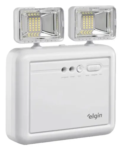 Luminária Luz De Emergência Led 8w 1200 Lumens Elgin