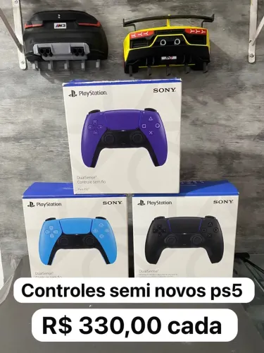 CONTROLES PS5 semi novos com caixa 