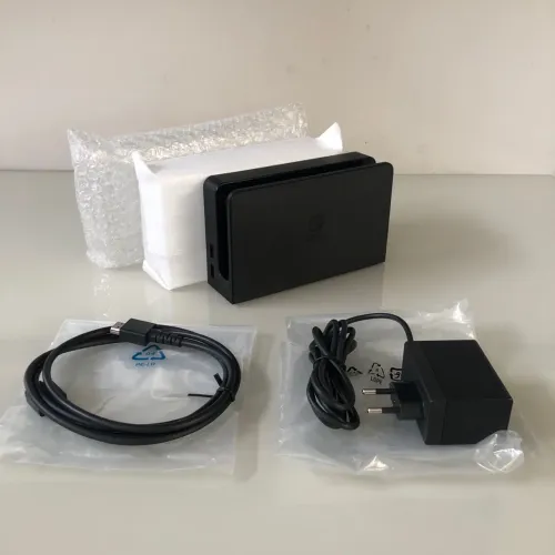 Dock + Carregador + Cabo HDMI ORIGINAIS e NOVOS para Nintendo Switch Oled