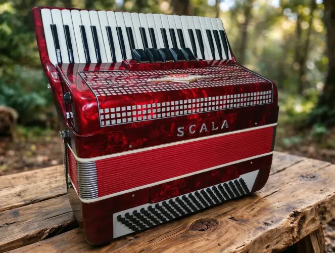 Acordeon Scala 120 baixos