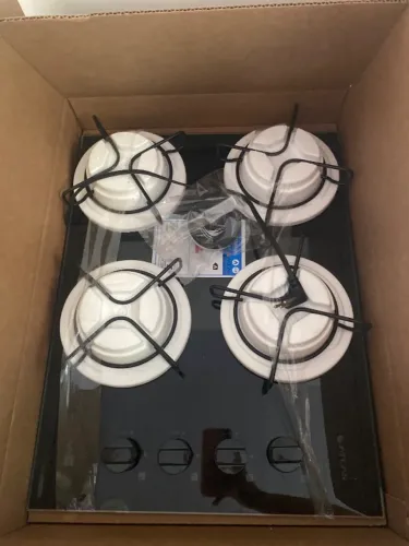 Cooktop nunca usado na caixa!