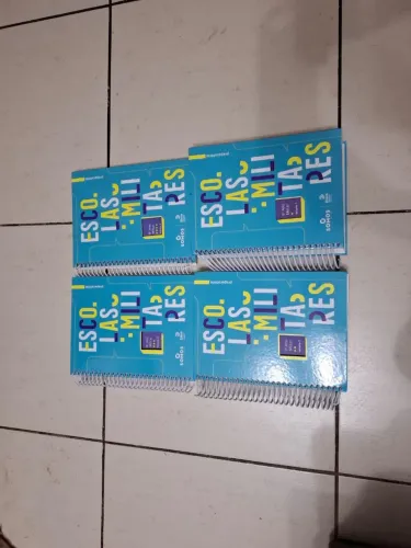 Livros Didáticos pré militar 