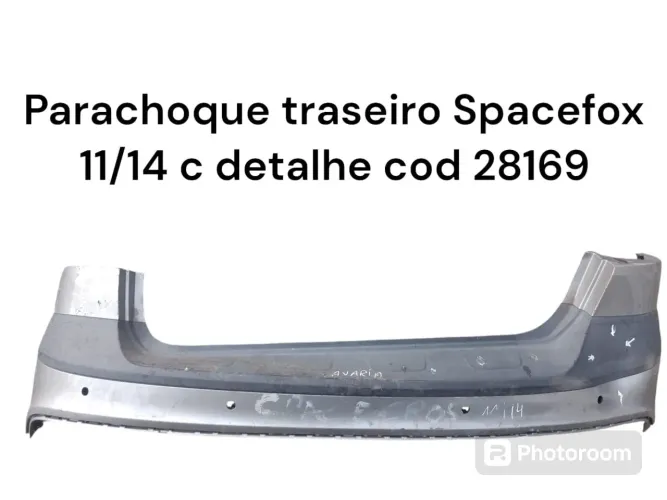 Parachoque traseiro SpaceFox c detalhe 