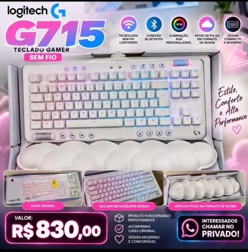 Teclado logitech G715 TKL