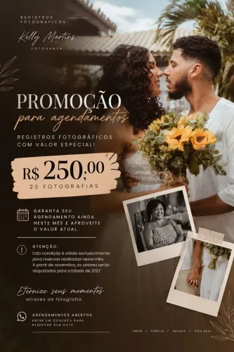 Ensaio Fotográfico Profissional | Promoção R$ 250