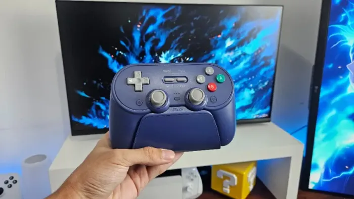 Controle gamer 8BitDo PRO 3 Retro com DOCK e sem fio (pc e switch)