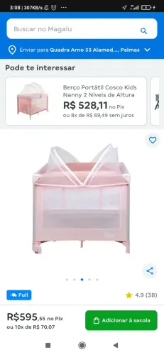 Berço portátil