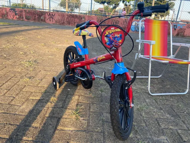 Bicicleta Infantil Nathor Homem-Aranha Aro 16