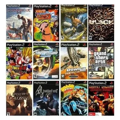 Jogos PS2 ( mídia física)