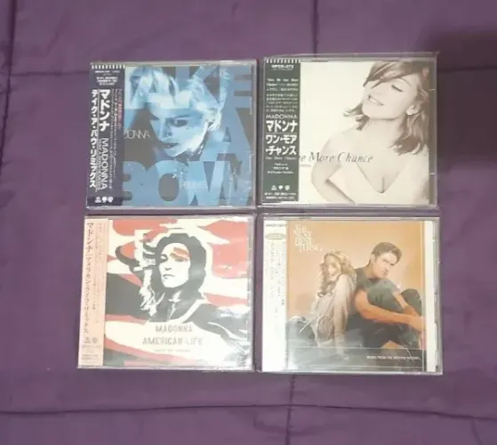 Madonna LOTE de CDs JAPAN EDITION com OBI e Bônus Tracks.