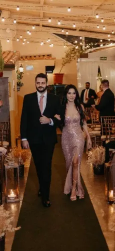 Vestido de Festa - Lantejoulas 