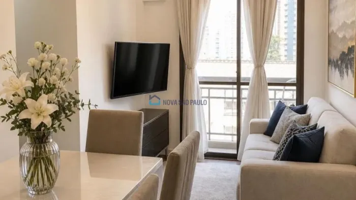 Apartamento a venda Aclimação. 3 quartos, 2 vagas. Todo mobiliado.