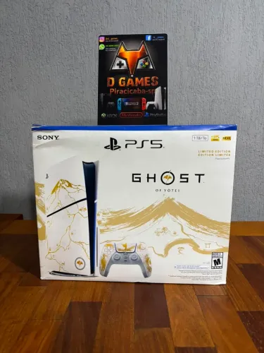 PS5 Edição Ghost Of Yotei Novo Lacrado.