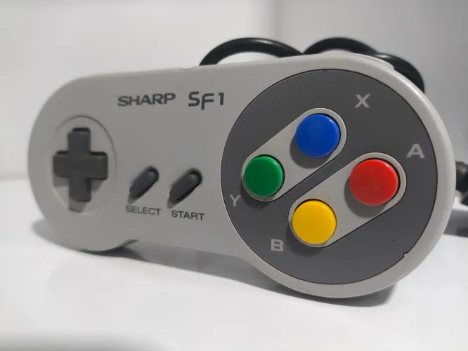 CONTROLE SUPER NINTENDO SNES ORIGINAL SHARP 