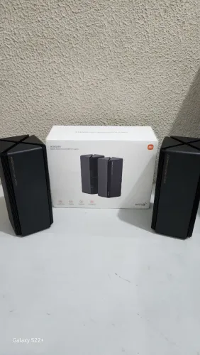 Roteador Mesh Wi-Fi 6 Xiaomi AX3000 (Kit com 2 Unidades) na Caixa