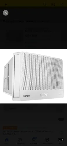 Ar condicionado consul 7500btus