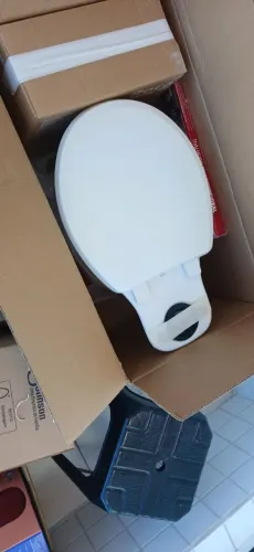 Vaso sanitário e caixa acoplada completo