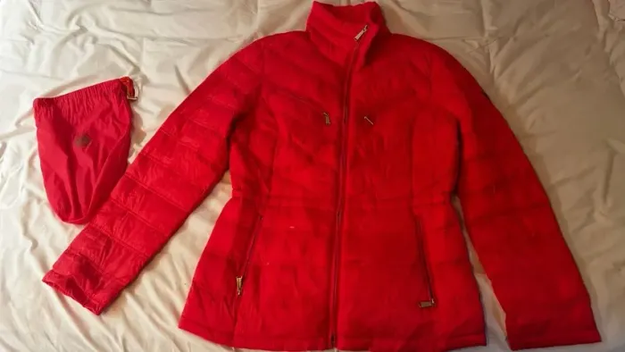 Casaco Puffer Michael Kors Laranja