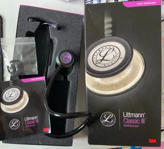 Estetoscópio Littmann Classic III Rainbow Original + Caixa e Acessórios