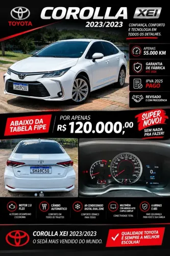 Toyota Corolla XEI 2.0 Flex 16V Aut. 2023