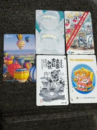 Cartões telefone japonês.