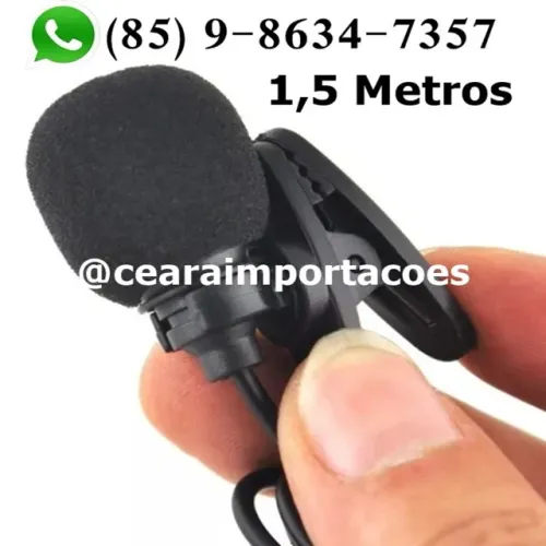 Microfone de Lapela de Celular