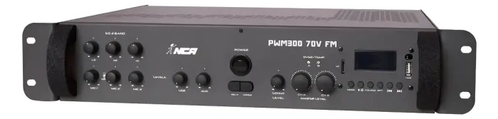 Amplificador Nca Pwm300 70v Som Ambiente 600w Rms (Usado)