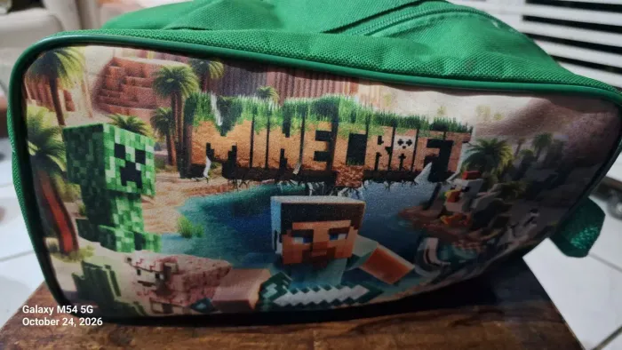Bolsa infantil Minecraft