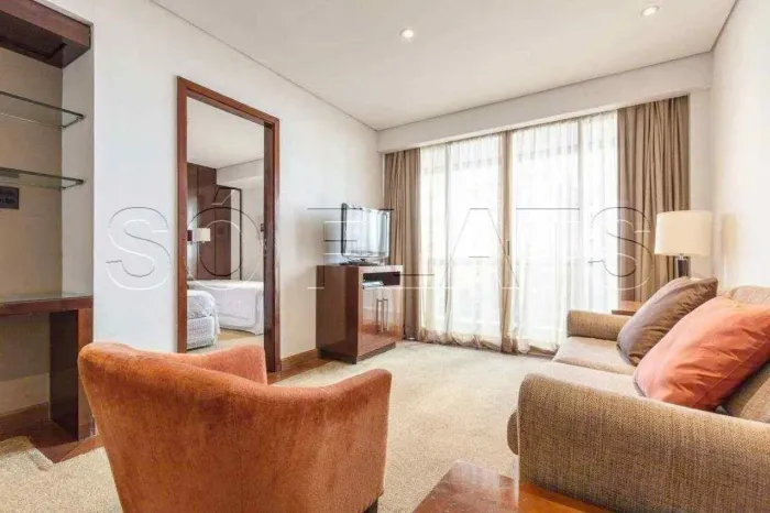 Lindo flat George V com 80m², 2 dormitório e 2 vagas de garagem disponível no Itaim Bibi