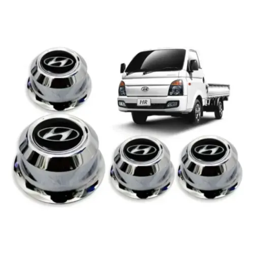 Kit 4 Calotas Calotinha Hyundai HR Antifurto