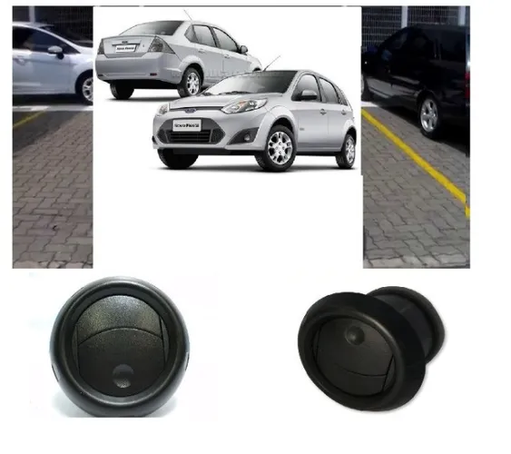 Difusor De painel Ar Ford Fiesta Central Parte Lateral Preto valor unitário dychq zjbwv