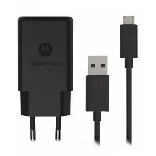 Carregador Turbo Power 30w Micro Usb V8 ou Tipo C Moto G4/ G5/ G6 G7 G8 G9