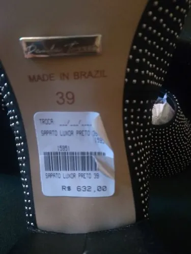 Sapato Paula Torres Novo Tam 39