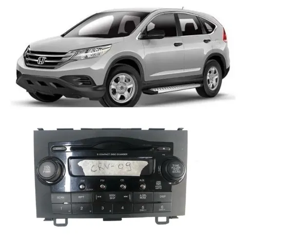 Rádio som Original mp3 Honda Crv 2007 2008 2009 2010 2011
