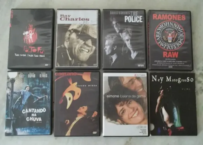 DVDs Usados, Seminovos, sem arranhões, Todos Raros