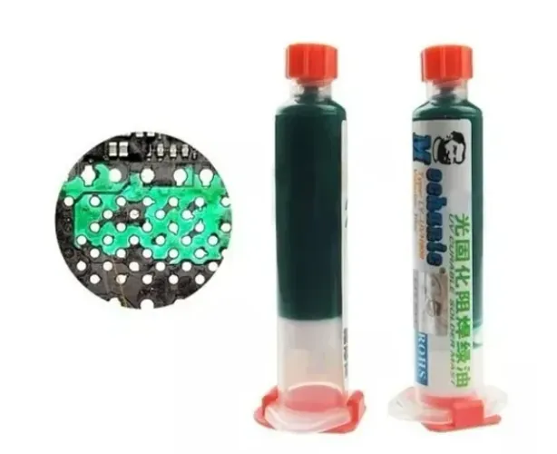 Tinta Uv Pcb Mascara Uv Verde Mechanic Uvh900-10cc Seringa
