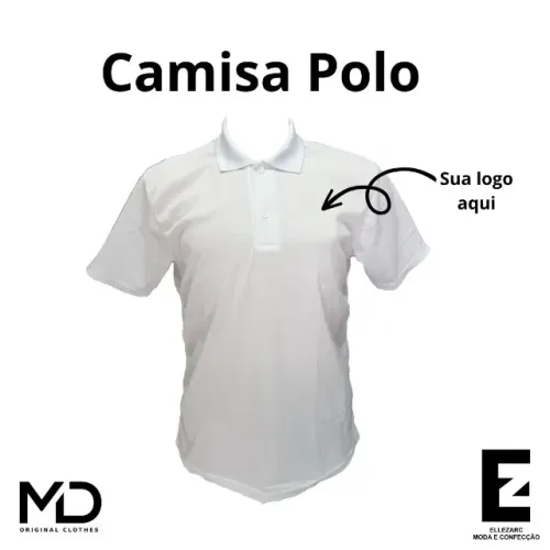 Camisa Polo Personalizada - Malha pique