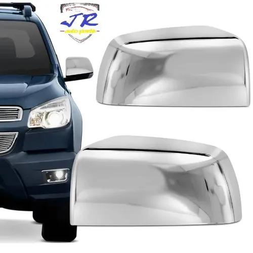 Par Aplique Cromado Retrovisor S10 2012 2013 2014 2015 2016 2017 2018 2019 2020 2021