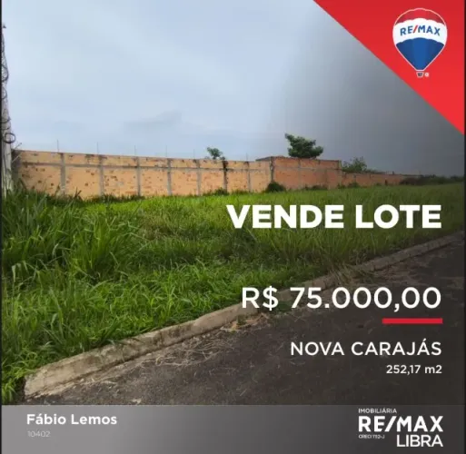 LOTE NO NOVA CARAJÁS 