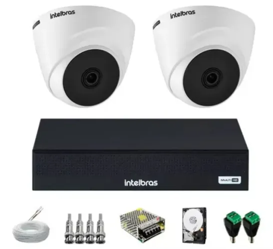 Câmeras de segurança INTELBRAS 2 unid.