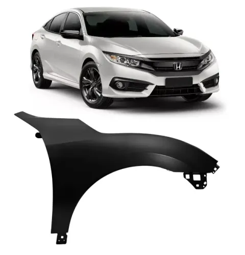 Paralama Civic G10 2017 2018 2019 2020 2021 Direito