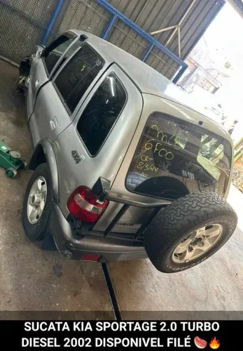 Sucata Kia Sportage 2.0 turbo diesel 2002 para retirada de peças